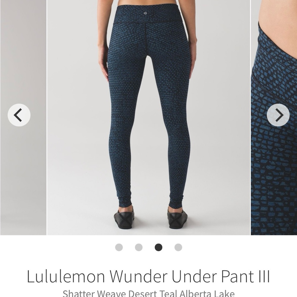 Women 💙🖤 lululemon athletica Blue High-Rise Leggings, Size 4